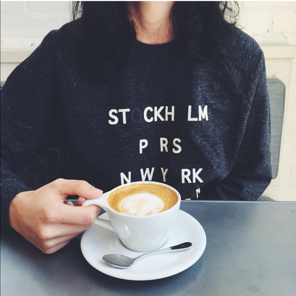 Madewell Black Graphic Sweatshirt